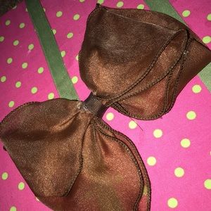 Brown big bow